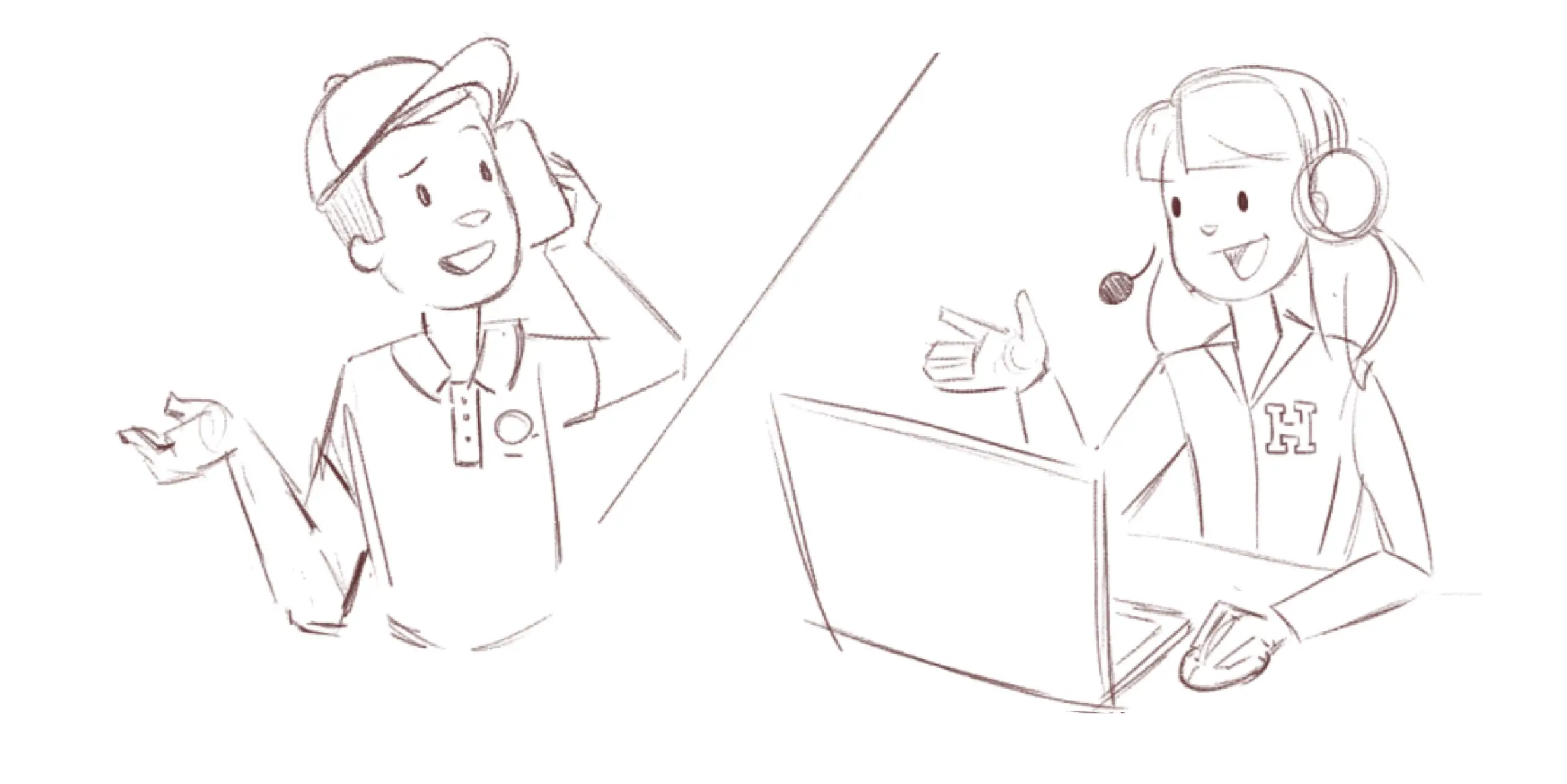 HomeTown-Account-Managers-Sketch