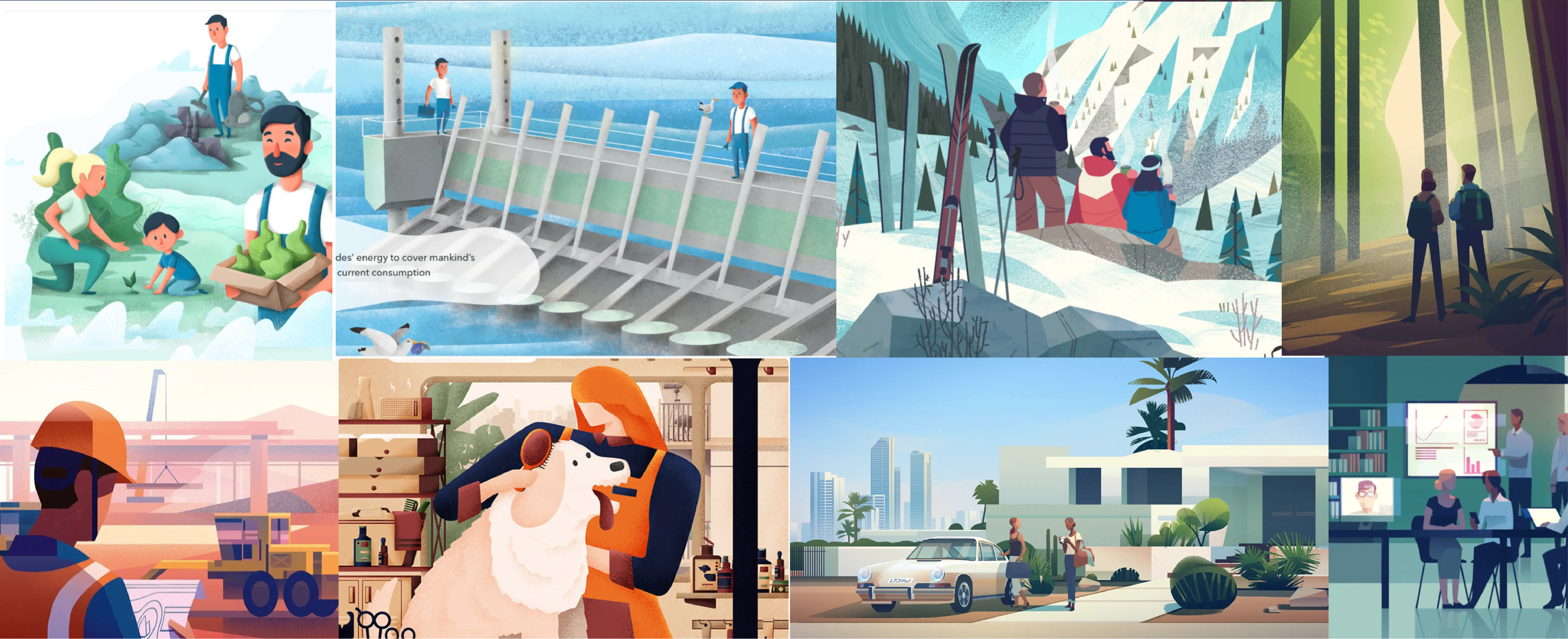 HomeTown-Illustration-Mood-Board-Yes