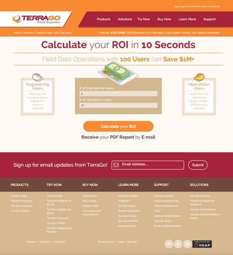 TerraGo ROI Calculator