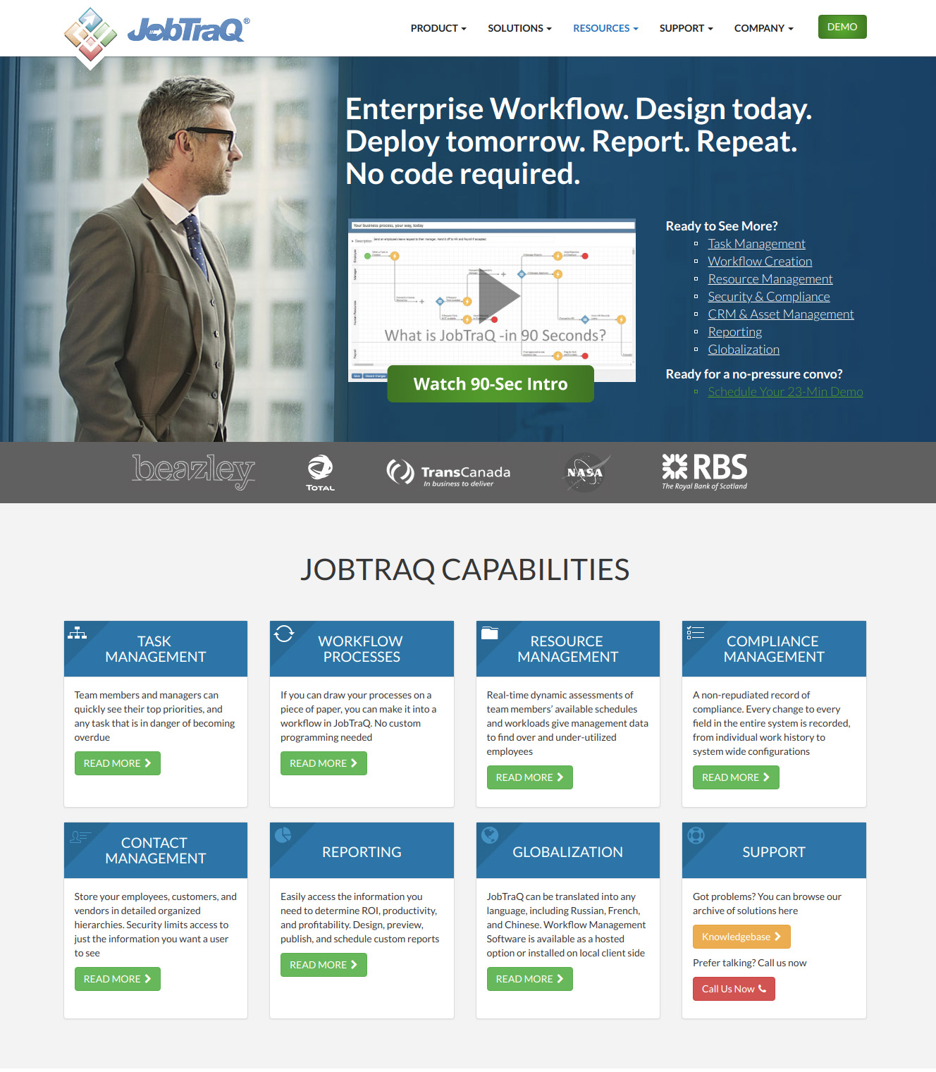 JobTraQ-Website-Homepage