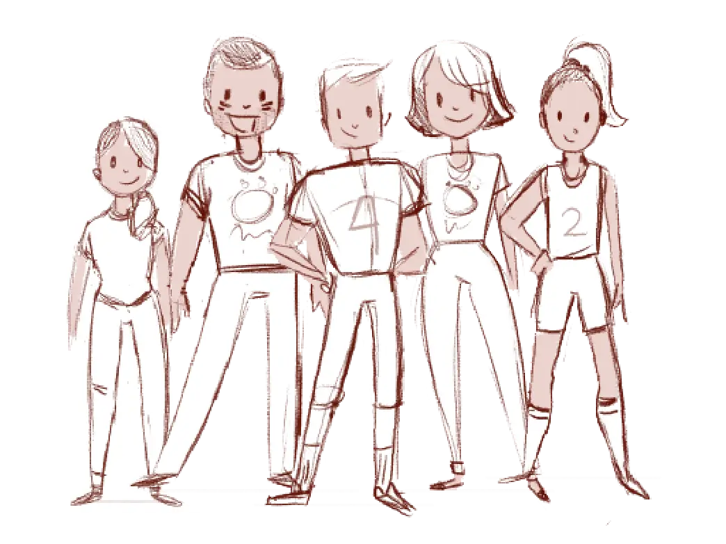 HomeTown-Character-Sketches-Football-Family