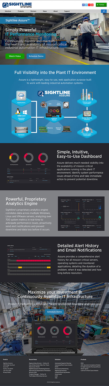 sightline-assure-website-design