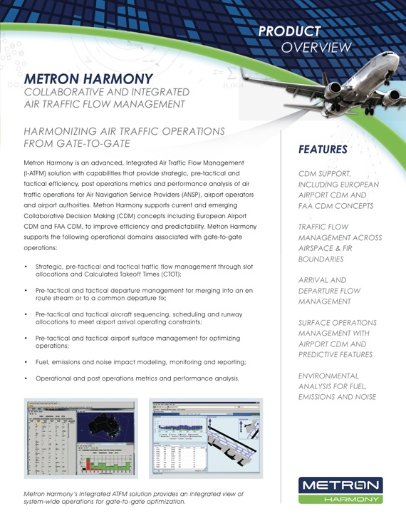 Metron Aviation Product Datasheets