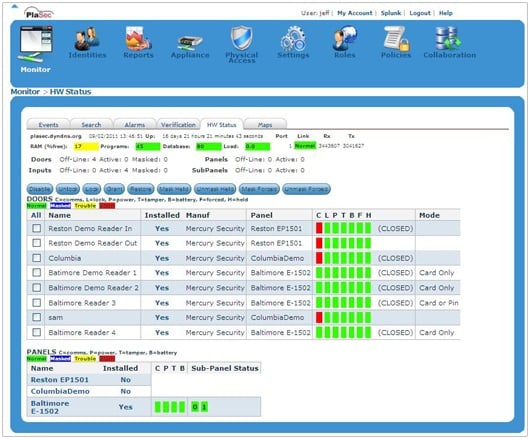 PlaSec Software Interface