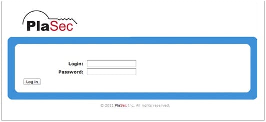 PlaSec Software Login