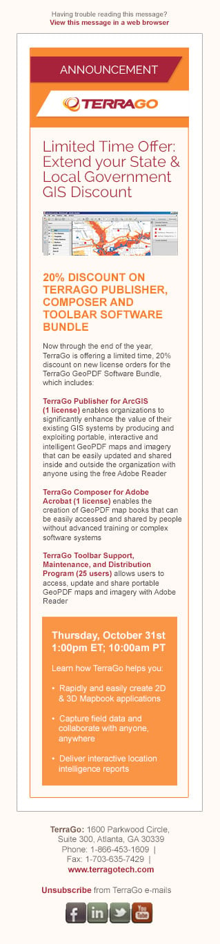 TerraGo Mobile E-mail Template